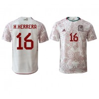 Pánský Fotbalový dres Mexiko Hector Herrera #16 MS 2022 Venkovní Krátký Rukáv